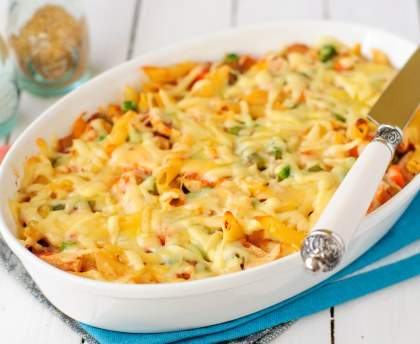Gratin d'épinards et jambon