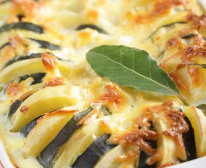 Gratin express de courgettes 