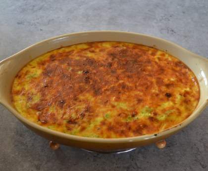 Gratin facile de courgettes au chèvre et au miel