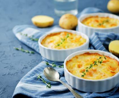 Gratin pommes de terre et citrouilles