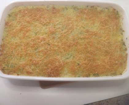 Gratiné de courgettes au cantal