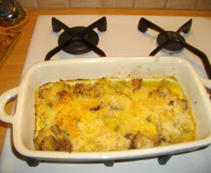 Gratiné de poireaux Franc-Comtois