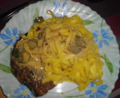 Grillade de porc à la moutarde