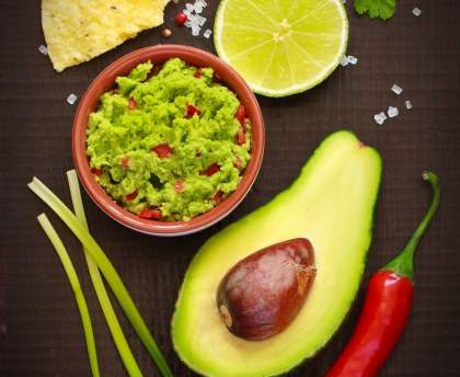 Guacamole mexicain maison