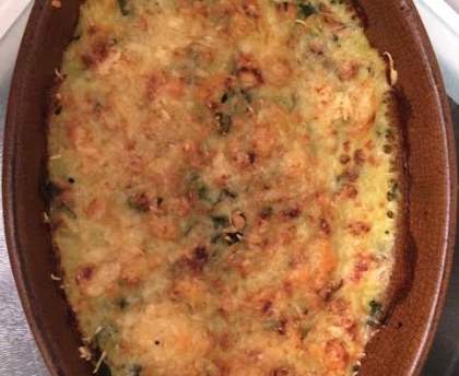 Hachis parmentier à la courgette et au cabillaud