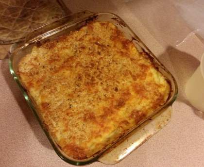 Hachis parmentier aux courgettes et au boeuf