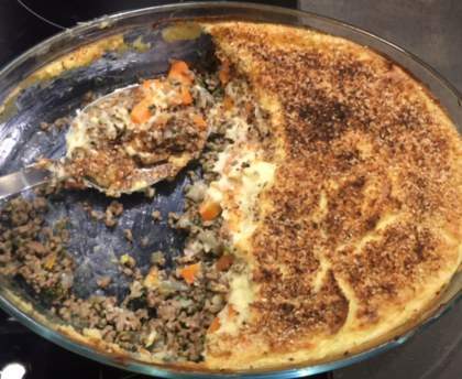 Hachis parmentier aux senteurs d'Orient et carottes croquantes