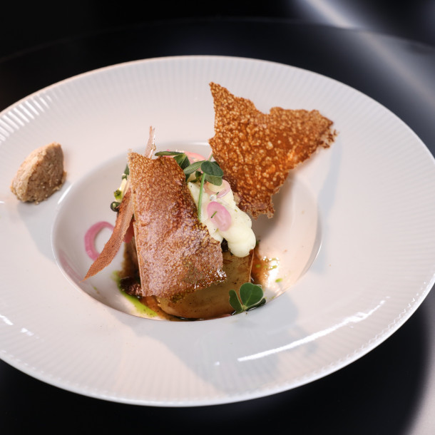 Hachis Parmentier sauce chimichurri bouillon 