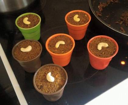 Halwa au safran, à la cardamome et aux noix de cajou