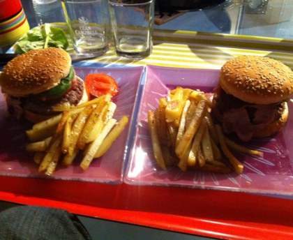 Hamburger au bacon