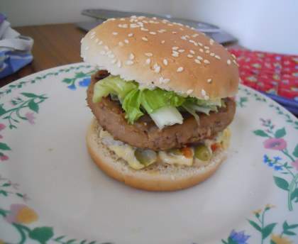 Hamburgers sauce tartare maison