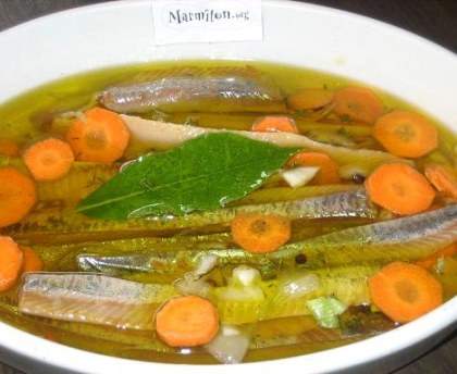 Harengs fumés marinés façon brasserie