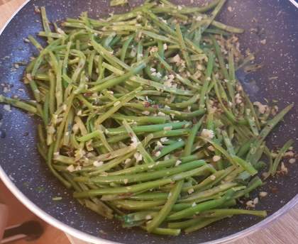 Haricots verts à l'indienne