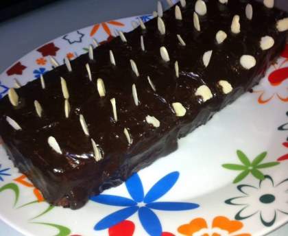 Hérisson en chocolat aux amandes