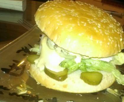 Holiday's burger