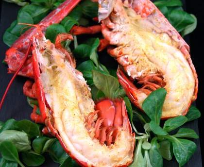 Homard grillé aux épices fines :-o