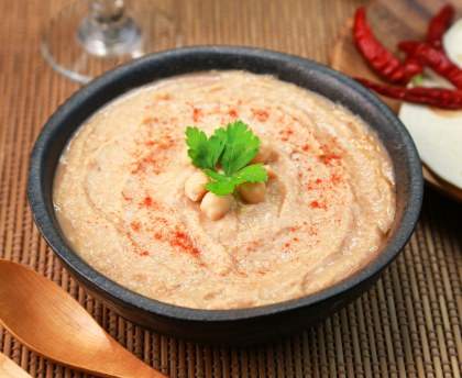 Houmous au curry