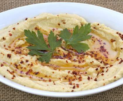 Houmous au persil