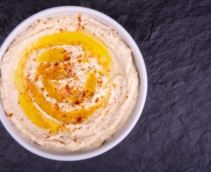 Houmous pois chiches et sauge