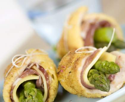 Involtini di petti di pollo ( blancs de poulet farcis) (Italie)