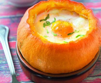 Jack be little (mini-potimarron) oeuf cocotte