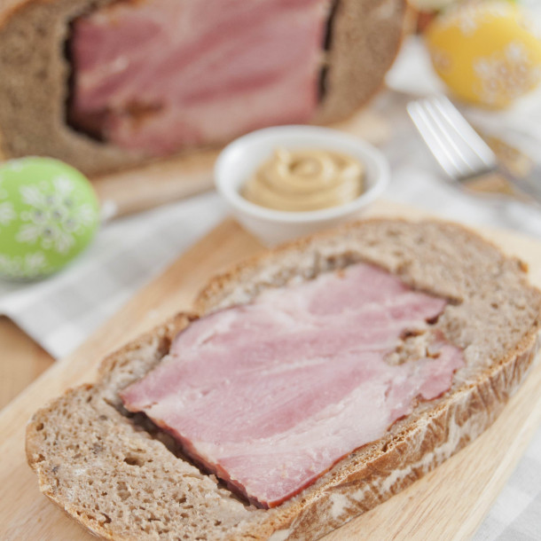Jambon en croûte de pain