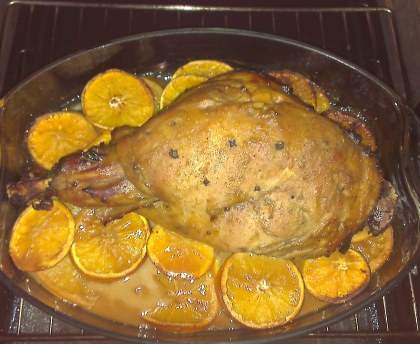 Jambon entier au miel