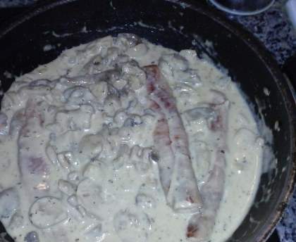 jambon sauce à la moutarde