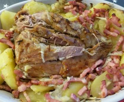 Jarret de porc à la Breizh