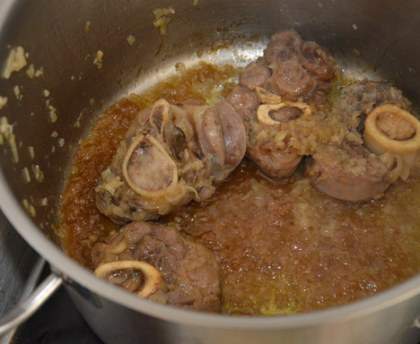 Jarrets de veau à la dioise