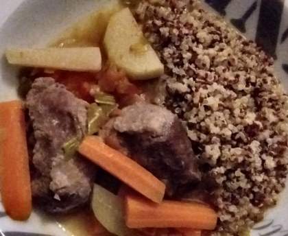 Joues de porc façon couscous
