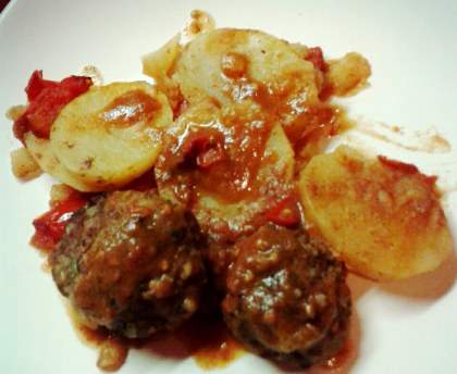 Kafta bil saniyeh (plat libanais)