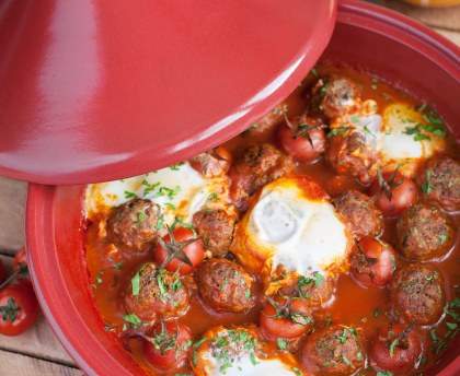 Keftas au coulis de tomates frais