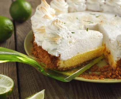 Key Lime Pie (Tarte au citron meringuée)