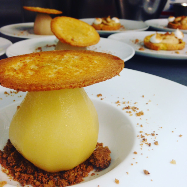 La poire chocolat, praliné noix de cajou