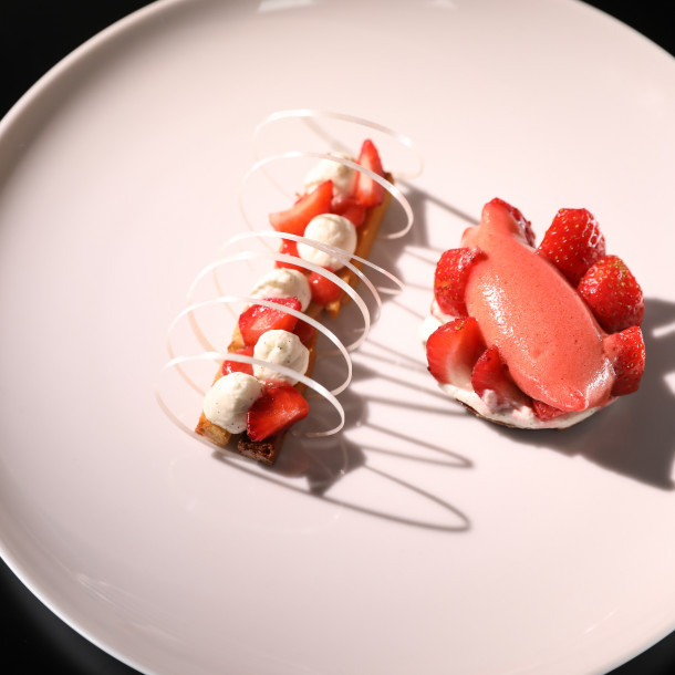 La recette des fraises au sucre d'Alexia et Florian