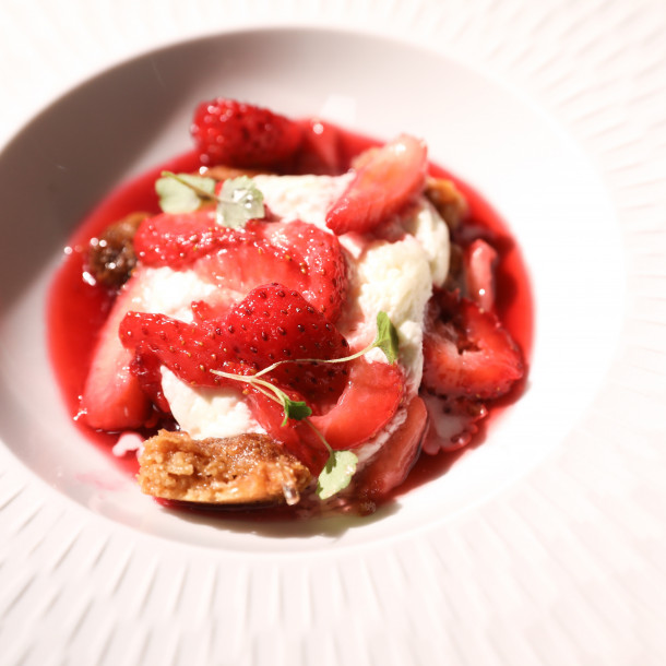 La recette des fraises au sucre de Maël