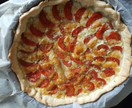 La tarte tomate/mozzarella simplissime