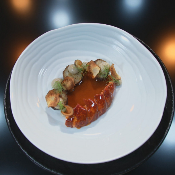 La vanille dans un plat salé par Matthias Marc dans Objectif Top Chef