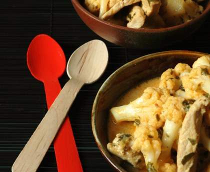 Lamelles de porc façon thaï