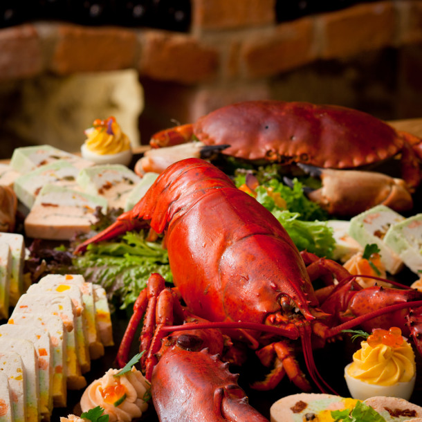 Langouste en bellevue