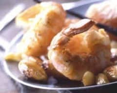 Langoustines à la vanille et aux amandes