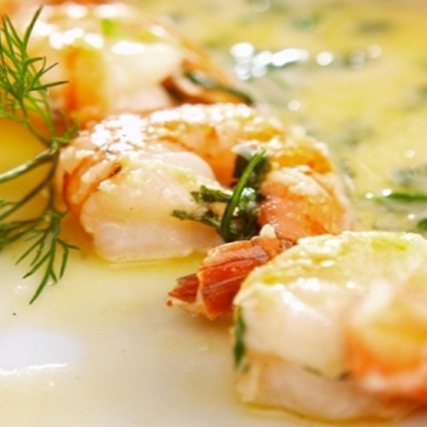 Langoustines flambées au whisky