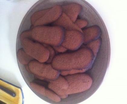 Langues de chat au chocolat