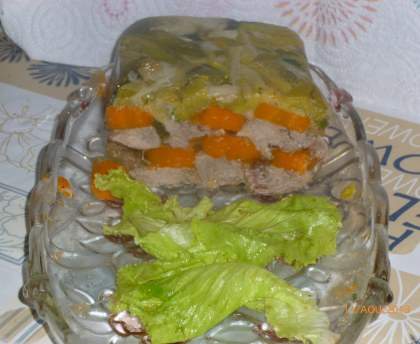Langues de porc en gelée