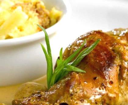 Lapin à la moutarde à ma façon