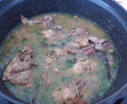 Lapin au cidre et aux champignons