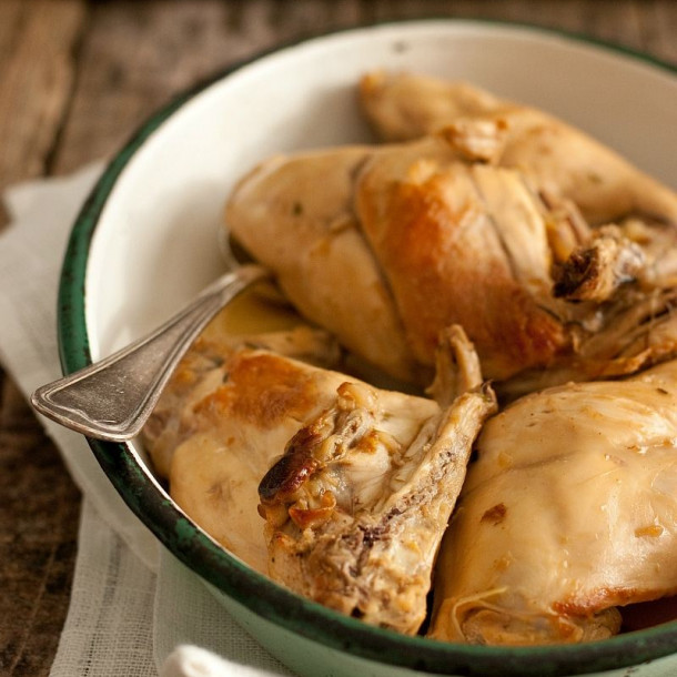 Lapin au cidre fermier