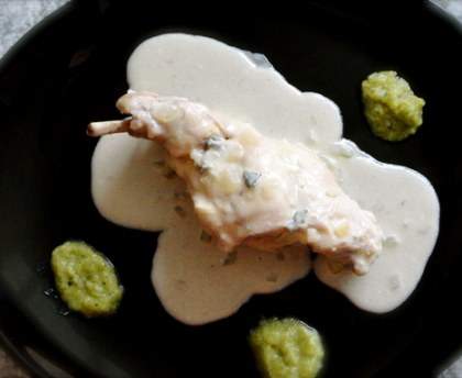 lapin au roquefort