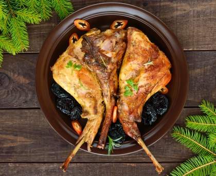 Lapin aux pruneaux et aux figues